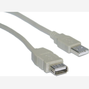 POWERTECH καλώδιο προέκταση A/F USB 2.0V (480mbp/s), Gray, 1.5m