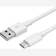 Powertech Καλώδιο USB 2.0 σε USB Type C, 1m, White (CAB-UC010)