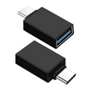 POWERTECH αντάπτορας USB 3.0 σε USB Type-C CAB-UC057, μαύρος | CAB-UC057