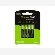 Μπαταρία Επαναφορτιζόμενη Green Cell GR04 800 mAh size AAA HR033 1.2V Τεμ. 4 | 25843