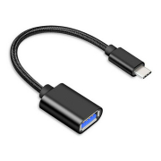 POWERTECH καλώδιο USB 3.0 σε USB Type-C CAB-UC056, 0.16m, μαύρο | CAB-UC056
