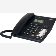 Alcatel Temporis 580 Μαύρο Ενσύρματο Τηλέφωνο με υποδοχή σύνδεσης ακουστικού κεφαλής (RJ9)