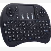 OEM i8 Pro Black Wireless 2.4GHz Mini Remote Keyboard, Touch Pad for PC, Smart TV, Android TV Box