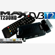 MAX 230 HD Ψηφιακός Δέκτης Mpeg-4 Full HD (1080p) υποδοχής SCART/HDMI/USB, Εγγραφή σε USB,Youtube