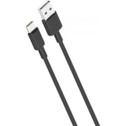 XO USB 2.0 Cable USB-C male - USB-A male Μαύρο 1m (NB156)