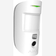 Ajax Systems MotionProtect 20.52.242.221 Λευκός Ασύρματ. Αισθητήρας Κίνησης PET Μπαταρίας με Κάμερα