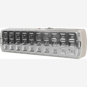 Powertech EMEL-0001 Λευκό Φωτιστικό LED Ασφαλείας 1.8W Μπαταρίας 1800mah Φυσικό Λευκό Φως