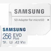 Samsung Evo Plus (2021) microSDXC 256GB Class 10 U3 V30 A2 με αντάπτορα