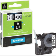 Dymo D1 40913 (7m x 9mm) S0720680 Πλαστική Αδιάβροχη Ταινία Ετικετογράφου Λευκό με Μαύρα Γράμματα
