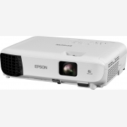 Epson EB-E10 White Projector 3LCD, HD1024x768P, 3600Ansi Lum,15000:1,37dB,HDMI,VGA, Εγγύηση 2 έτη