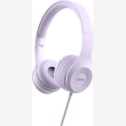 Hoco W21 Graceful Charm Ενσύρματα On Ear Ακουστικά Μωβ