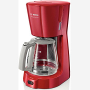 Bosch TKA3A034 red Καφετιέρα Φίλτρου,ζεστού καφέ για 10 κούπες υψηλής ποιότητας,αντοχής,1100W