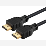POWERTECH καλώδιο HDMI(M) to HDMI(M) 15+1, CCS, Gold Plug, Black, 1m