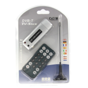 USB TV Tuner DVB-T Receiver MPEG-4 incl.28 dB DVB-T antenna