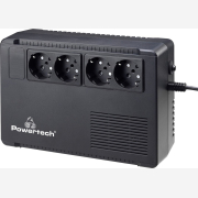 POWERTECH PT-950C UPS Line Interactive, 950VA/570W, 4x schuko
