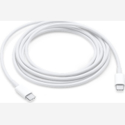 Apple (MLL82ZM/A) Λευκό 2m Regular USB 3.1 Cable USB-C male - USB-C male original retail Box