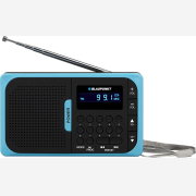 Blaupunkt PR5BL Φορητό Ραδιόφωνο FM,Ψηφιακή οθόνη LCD,microSD/USB/MP3/1W/400mA μπατ.επαν.