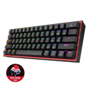 Gaming πληκτρολόγιο - Redragon K617 Fizz RGB (Black)