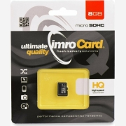 IMRO MicroSDHC 8GB cl.10 with adapter