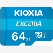 Kioxia EXCERIA microSDXC 64GB U1 with Adapter