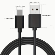 Καλώδιο USB 2.0 σε USB Type-C,1.5m, μαύρο