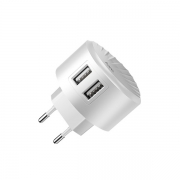 HOCO Wall charger Shell C67A 2xUSB 2,4A white