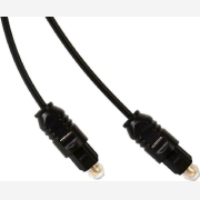 Powertech Optical Audio Cable TOS male - TOS male Μαύρο 1m (CAB-O001)