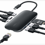 Aukey Unity C71 USB-C Docking Station με HDMI 4K PD Ethernet Μαύρο