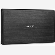 Natec Rhino Go NKZ-0941 Grey black Εξωτ.Θήκη Αλουμινίου Σκληρού Δίσκου 2.5 SATA HDD/SSD/USB 3.0
