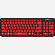 Alcatroz Wireless Keyboard Jellybean A200 Black/Red