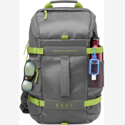 HP Odyssey Backpack Αδιάβροχη Τσάντα για Laptop 15.6 Grey/Green