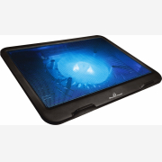 POWERTECH Βάση & ψύξη laptop PT-740 έως 15.6, 125mm fan, LED, μαύρο | PT-740