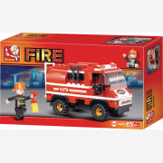 SLUBAN Τουβλάκια Fire, Fire Truck M38-B0276, 133τμχ