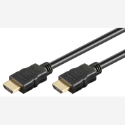 GOOBAY καλώδιο HDMI 2.0 με Ethernet 58575, HDR, 30AWG, 4K, 3m, μαύρο | 58575