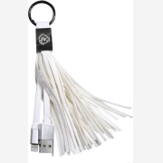WK Keychain USB 2.0 to micro USB Cable Λευκό 0.2m (WDC-011)