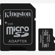 Kingston Canvas Select Plus SDCS2/32GB memory card microSDHC U1 V10 A1 with Adapter