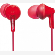 Panasonic RP-HJE 125 E-R Red Ακουστικά Earphones Stereo με Δυνατό μπάσο,βύσμα 3.5mm
