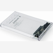 GEMBIRD EE2-U3S9-6 Plastic Διάφανη Εξωτερική θήκη SSD/HDD 2.5 9,5 mm USB 3.0