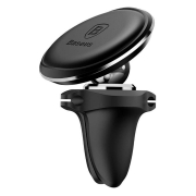 Baseus SUGX-A01 Μαύρη/Ασημί Βάση Κινητού Αυτοκινήτου με Μαγνήτη/car mount magnetic with clip black