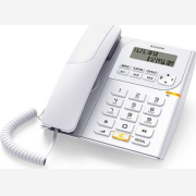 Alcatel Temporis 58 Λευκό, Σταθερό Ψηφιακό Τηλέφωνο,με οθόνη,αναγνώριση κλήσης,ανοιχτή συνομιλία