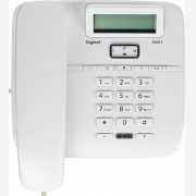 Gigaset DA611 Λευκό Σταθερό Ψηφιακό Τηλέφωνο ,με οθόνη,αναγνώριση κλήσης,ανοιχτή συνομιλία