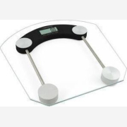Esperanza Pilates EBS008K Black Γυάλινη ηλεκτρονική ζυγαριά μπάνιου, μέτρηση βάρους έως 180kg