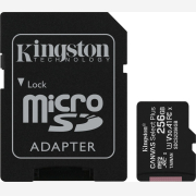 Kingston Canvas Select Plus microSDXC 256GB U3 V30 A1 with Adapter