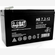 Megabat MB 7.2-12 Μπαταρία UPS με Χωρητικότητα 7.2Ah και Τάση 12V