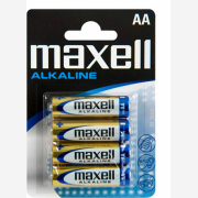 MAXELL αλκαλικές μπαταρίες AA LR6 MN1500, 1.5V, 4τμχ | MN1500-4PACK