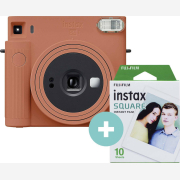 Fujifilm Instant Instax Square SQ 1 Set Terracotta Orange + Instax Square Film Φωτογραφική Μηχανή