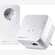 Devolo Magic 1 WiFi mini Powerline Διπλού Kit για Ασύρματη Σύνδεση Wi?Fi 4 με Passthrough Πρίζα και