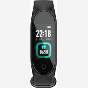 Hoco GA08 Μαύρο Activity Tracker Smart Sports Bracelet με Bluetooth, Παλμογράφο