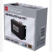 Opticum Ψηφιακό Modulator single DVB-T ,HDMI input,MPEG4,Full HD,LTE ,USB,Display