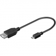 Goobay Καλώδιο OTG USB 2.0 θηλ - USB mic